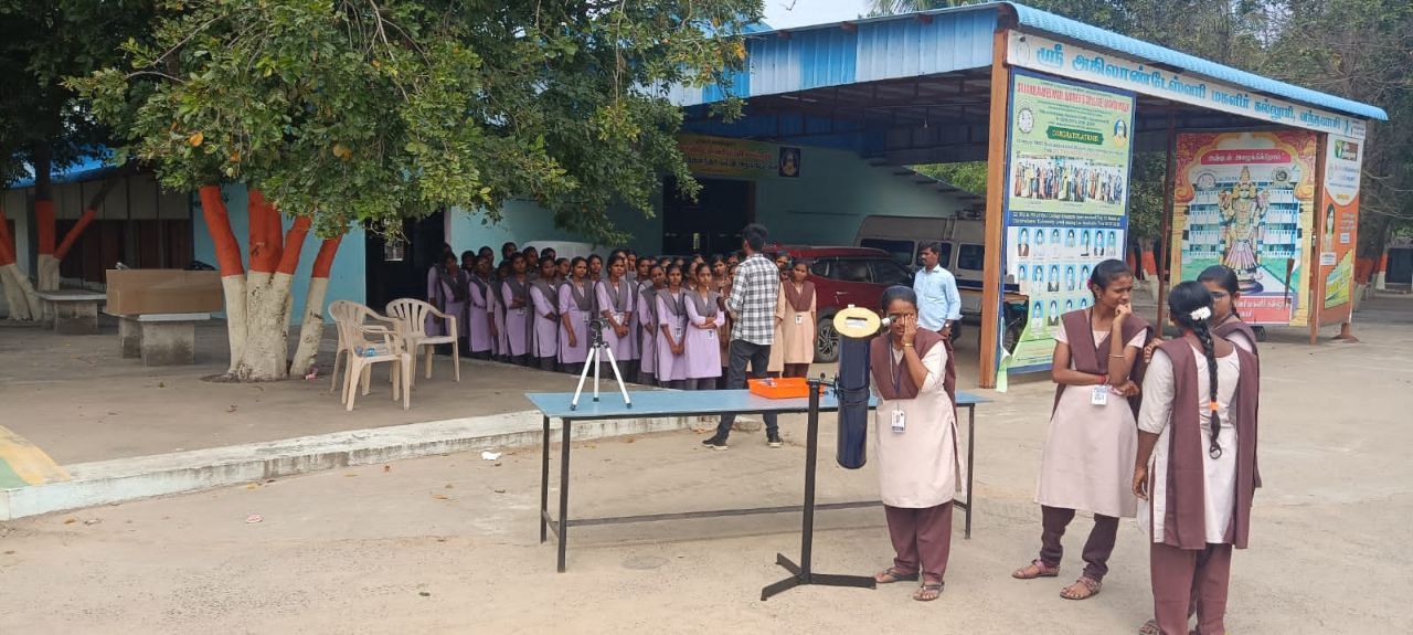Celestial Observation Programme at Sri Akilnadeswari Women's College