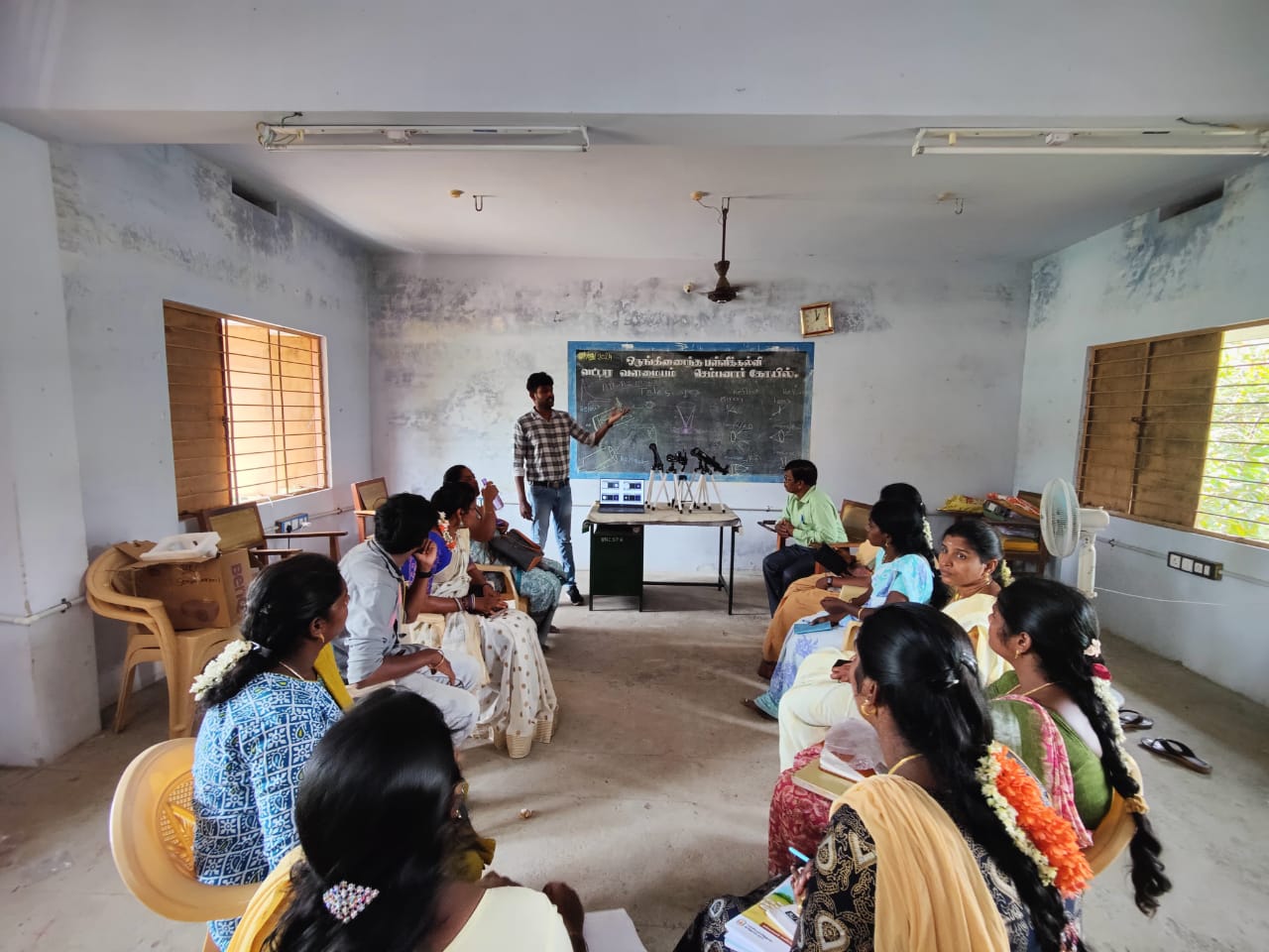 Empowering Educators through Telescope Construction Workshop in Mayiladuthurai